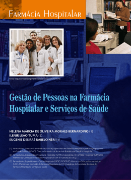 Gest&atilde;o de Pessoas na Farm&aacute;cia Hospitalar e Servi&ccedil;os