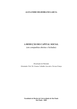 A Reducao do Capital Social - Biblioteca Digital de Teses e
