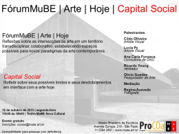 F&Oacute;rumMuBE dlArte l Hoje | Capital Social