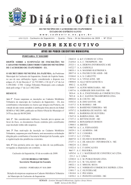 Diário Oficial nº 3.516 - 04 de Novembro (Quarta