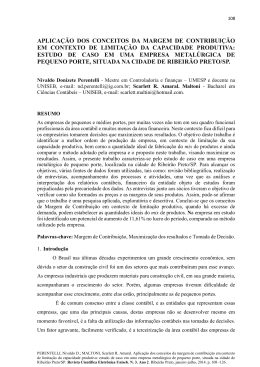 aplica&ccedil;&atilde;o dos conceitos da margem de contribui&ccedil;&atilde;o em