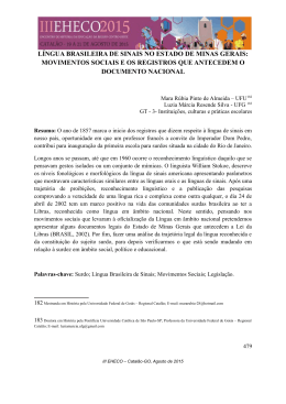língua brasileira de sinais no estado de minas gerais
