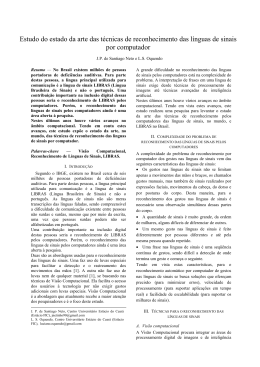 Estudo do estado da arte das t&eacute;cnicas de
