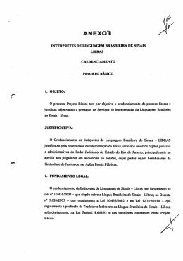 anexo i e ii - Tribunal de Justi&ccedil;a do Estado do Rio de Janeiro
