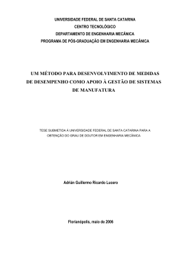 Projeto de dissertação - Repositório Institucional da UFSC