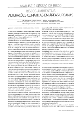 &ldquo;Altera&ccedil;&otilde;es clim&aacute;ticos em &aacute;reas urbanas&rdquo;, in