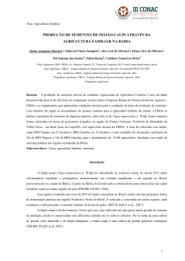 produ&ccedil;&atilde;o de sementes de feij&atilde;o-caupi atrav&eacute;s da