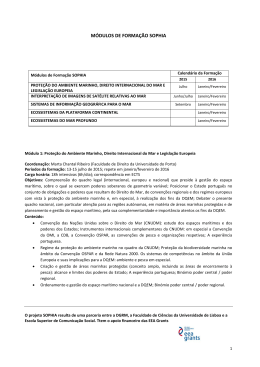 Mais informações sobre os módulos de formação
