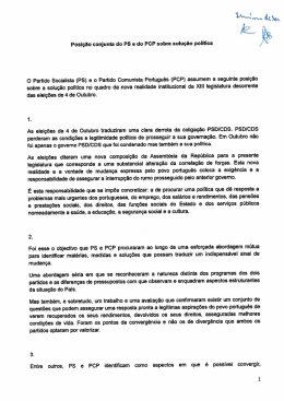 PS e PCP - Sindicato dos Enfermeiros Portugueses