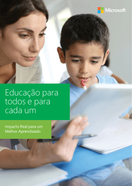 Educação para todos e para cada um - Center