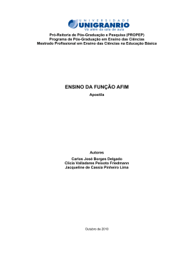 ENSINO DA FUN&Ccedil;&Atilde;O AFIM