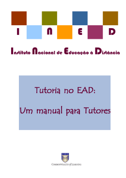 Tutoria no EaD - Um Manual para Tutores