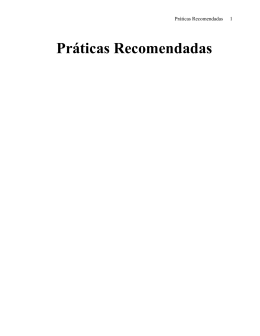 Pr&aacute;ticas Recomendadas
