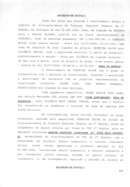 Relatório da Polícia Federal