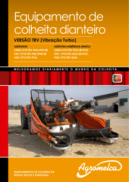 Equipamento de colheita dianteiro