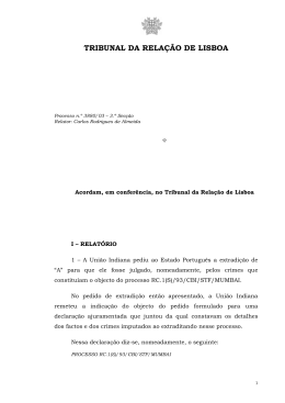 - Tribunal da Rela&ccedil;&atilde;o de Lisboa