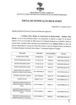 Edital de Notificação 008/2015