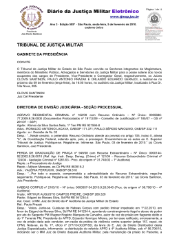 Di&aacute;rio da Justi&ccedil;a Militar Eletr&ocirc;nico
