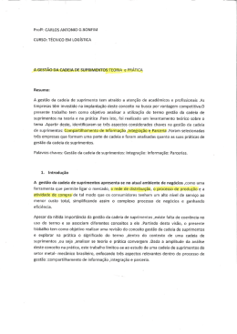 Profg: CARLOS ANTONIO G.BONFIIVI