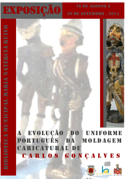 a evolução do uniforme português da moldagem caricatural de