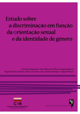 Estudo sobre a discriminação em função da orientação sexual