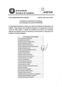 Edital Prograd/Parfor 19/2013