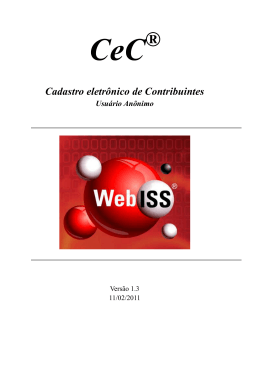 1. Solicita&ccedil;&atilde;o de CeC
