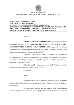 Rp 2547-34 - Tribunal Regional Eleitoral do Rio Grande do Sul