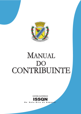 Manual CT Final de Sta Rita.cdr - Prefeitura Municipal de Santa Rita