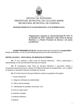 estado de rondônia prefeitura municipal de guajará - FISS-LEX