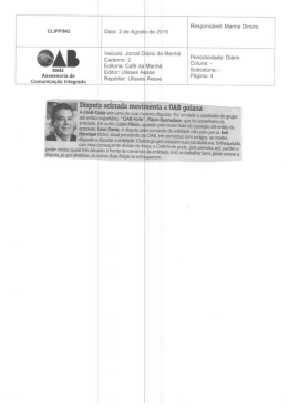 ` . Editoria: Cafe da Manh&atilde; g&uuml;&euml;unT ` I - OAB-Go