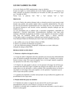 LEI DO XADREZ DA FIDE