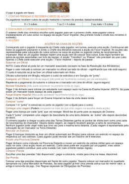 1. CONTAR PRENDAS E RECEBER CUBOS DE ACÇÃO Os