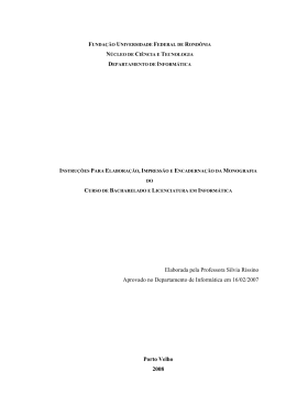 Formatar, Imprimir e Encadernar Monografia