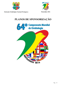 PLANOS DE SPONSORIZA&Ccedil;&Atilde;O