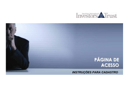 P&Aacute;GINA DE ACESSO