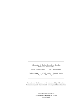 Minera&ccedil;&atilde;o de Dados: Conceitos, Tarefas, M&eacute;todos e Ferramentas