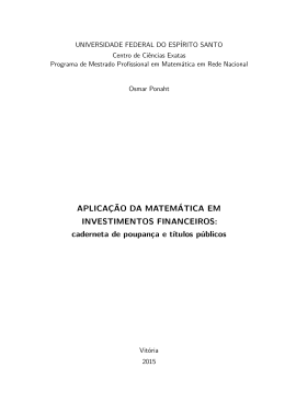 Aplicacao da matematica em investimentos financeiros caderneta
