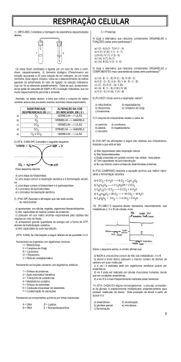 RESPIRA&Ccedil;&Atilde;O CELULAR