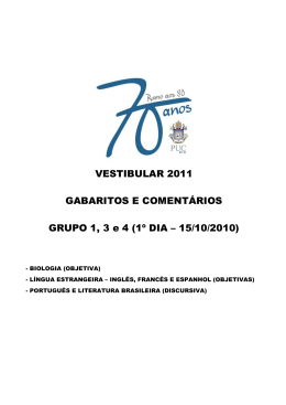 Grupos 1, 3 e 4 - PUC-Rio