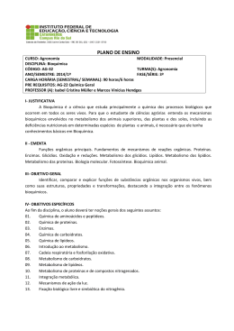 PPE &ndash; Bioqu&iacute;mica