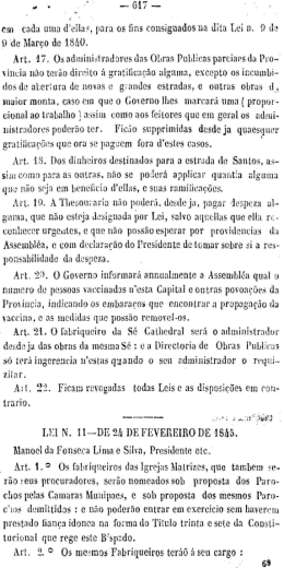 .. - .` -617 em cada uma d`eilas, para os fins eonsignados na dita Lei