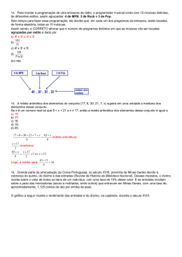 14. Para montar a programação de uma emissora de