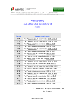 ANO LECTIVO 2008/2009