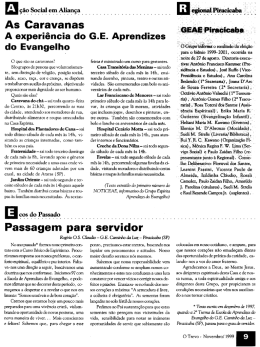 Passagem para servidor