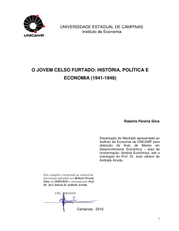 o jovem celso furtado: história, política e economia (1941