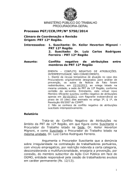 Processo PGT/CCR/nº 5750/2014