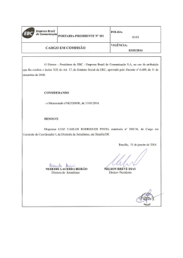 portaria &ndash; presin&ordm; 101 &ndash; demiss&atilde;o &ndash; luiz carlos rodrigues pinto