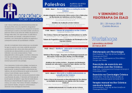 cartaz_V seminário FT_folheto - Instituto Politécnico de Castelo