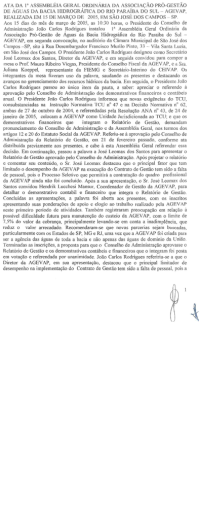 ArA DA r` ASSEMBLEIA GERAL oRDrN&Aacute;RrA DA